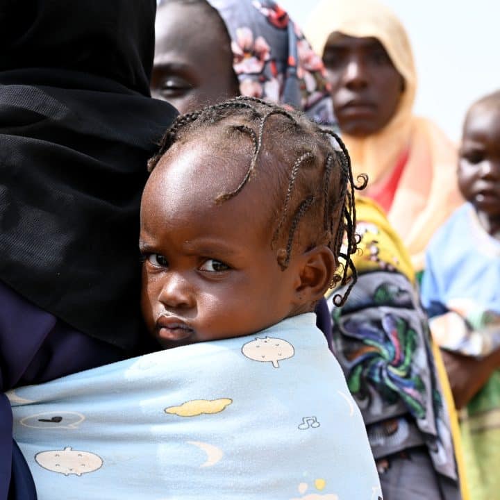 85% des réfugiés Soudanais arrivant au Tchad sont des femmes et des enfants © UNICEF/UNI426050/Dejongh