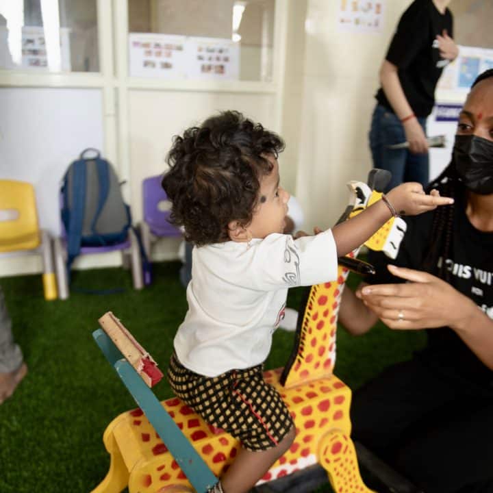 Six LV Reporters, se sont retrouvés à Bangalore, dans l’Etat de Karnataka, au sud de l’Inde pour découvrir l'impact des programmes mis en place par l'UNICEF avec le soutien de Louis Vuitton © Louis Vuitton