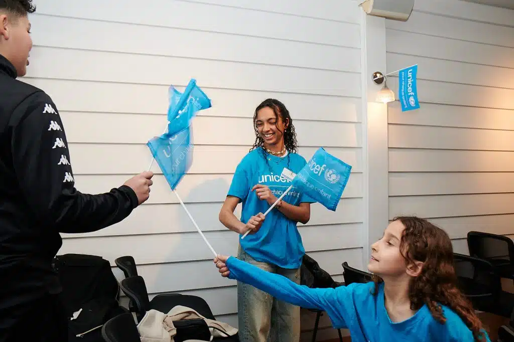 Photo prise à Marseille le 16 mars 2024 lors de l’Assemblée générale de l’UNICEF Alpes Provences. © UNICEF/Anne-Sophie Nival