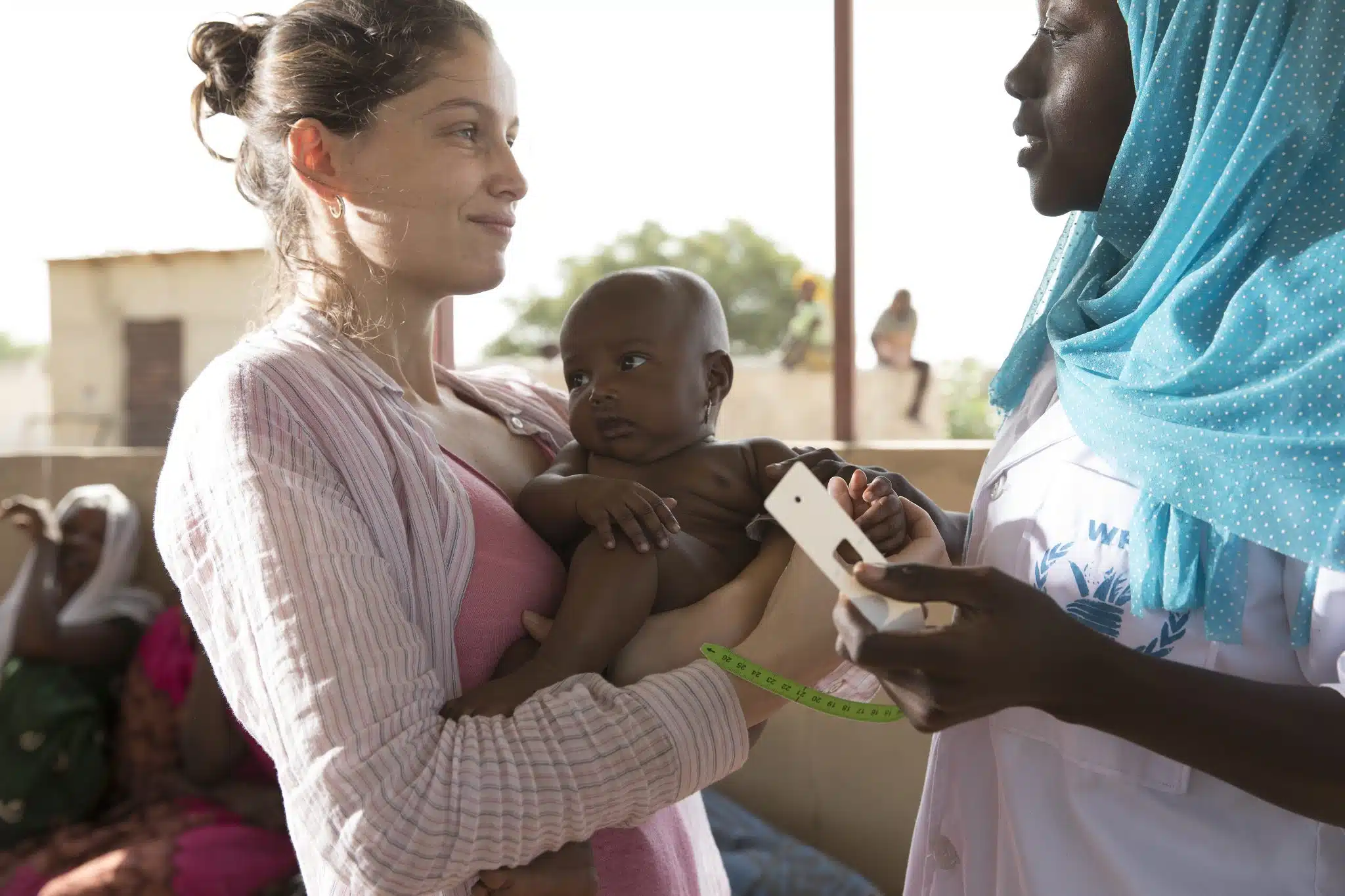 Laetitia Casta, ambassadrice de l'UNICEF, se rend au Tchad. ©UNICEF France / Christopher Morris VII