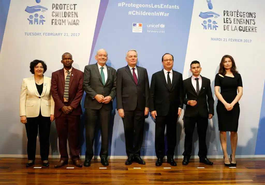Laetitia Casta, ambassadrice de l'UNICEF.